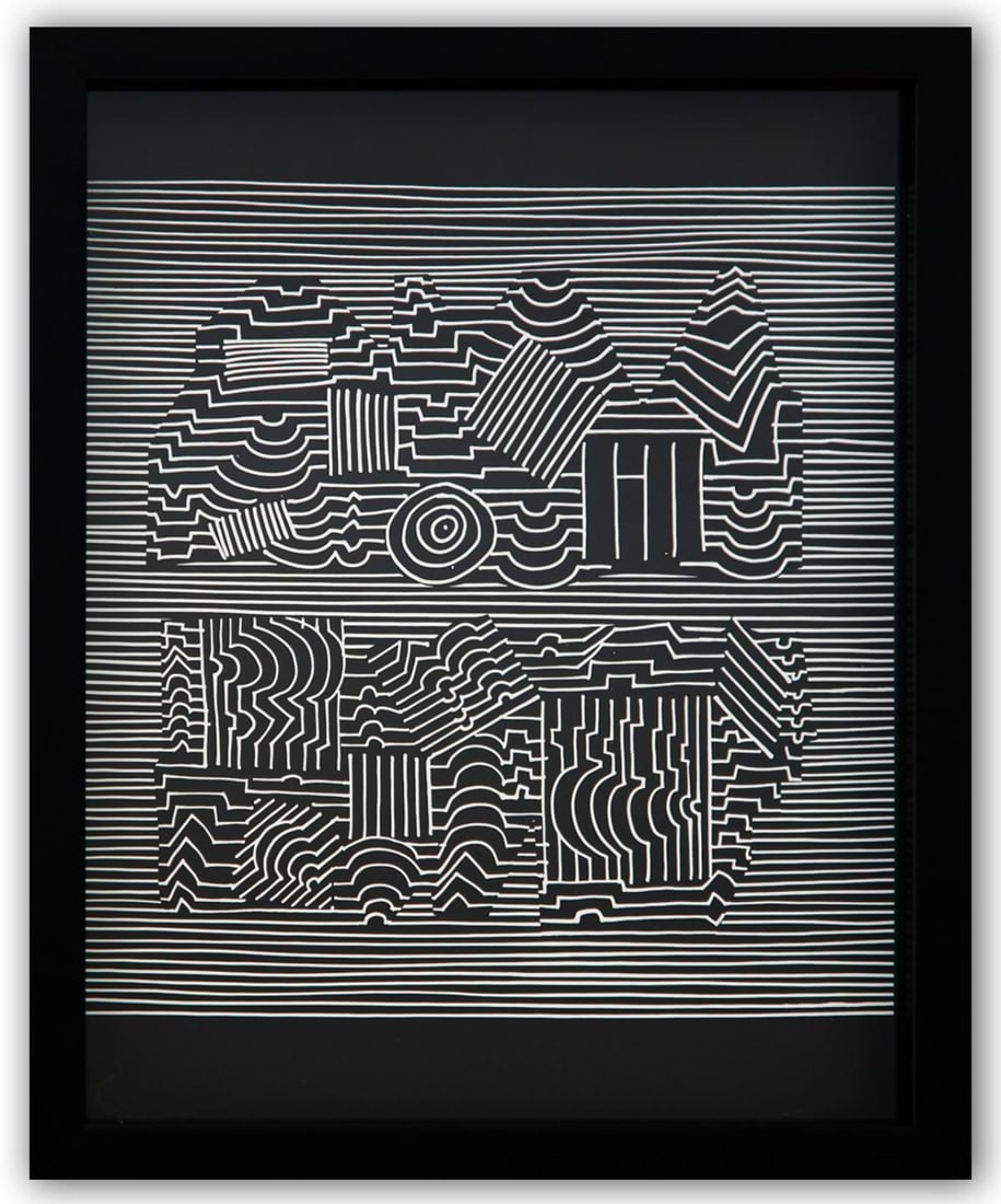 Victor Vasarely- Heliogravure Print "Untitled" (1 of 1)