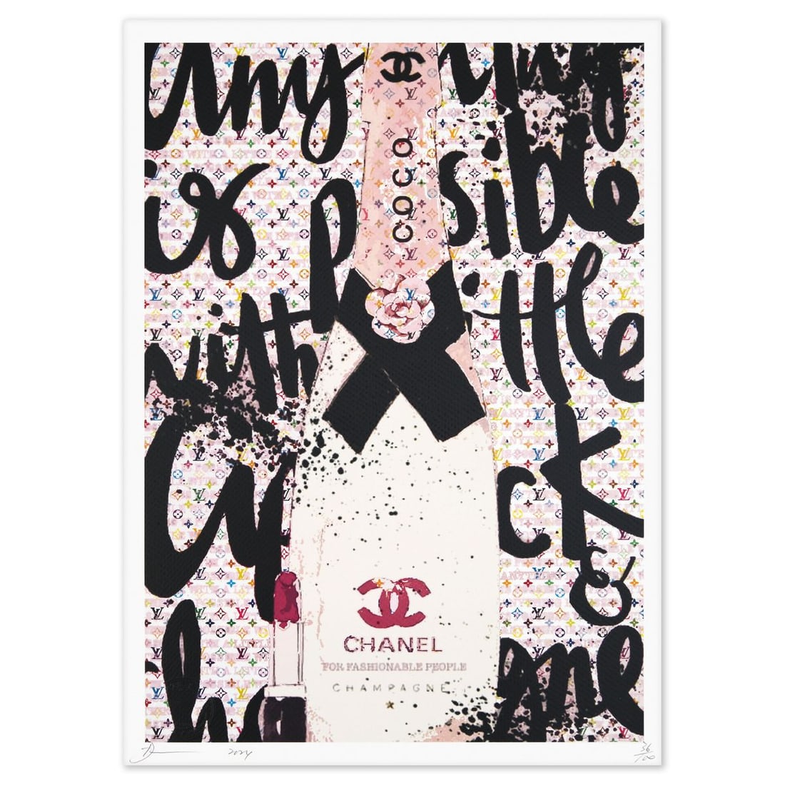 Death NYC- Fine art Print: Artist: Death NYC. Medium: Fine art Print. Size: 18" x 12". Signature: Hand signed and numbered. Certificate of Authenticity: Is included. Reference#: 49379.