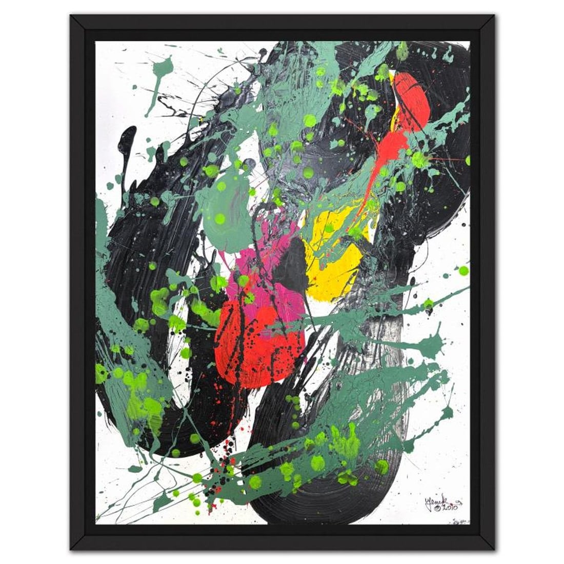 Jenik Cook, Framed Hand Signed Original Painting with Letter of Authenticity.: This is an original acrylic painting on paper by Jenik Cook. Hand signed by the artist, it includes Letter of Authenticity. This piece comes from the artist's personal collection. Measures