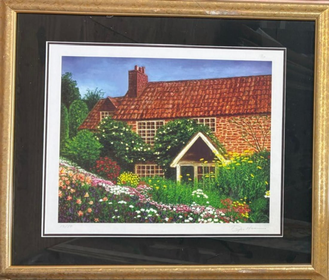 Dwayne Heckman- Giclee on paper: Artist: Dwayne Heckman. Medium: Giclee on paper. Measures approx. 24" x 34" (framed). Signature: Hand Signed and numbered. Reference#: 27908.