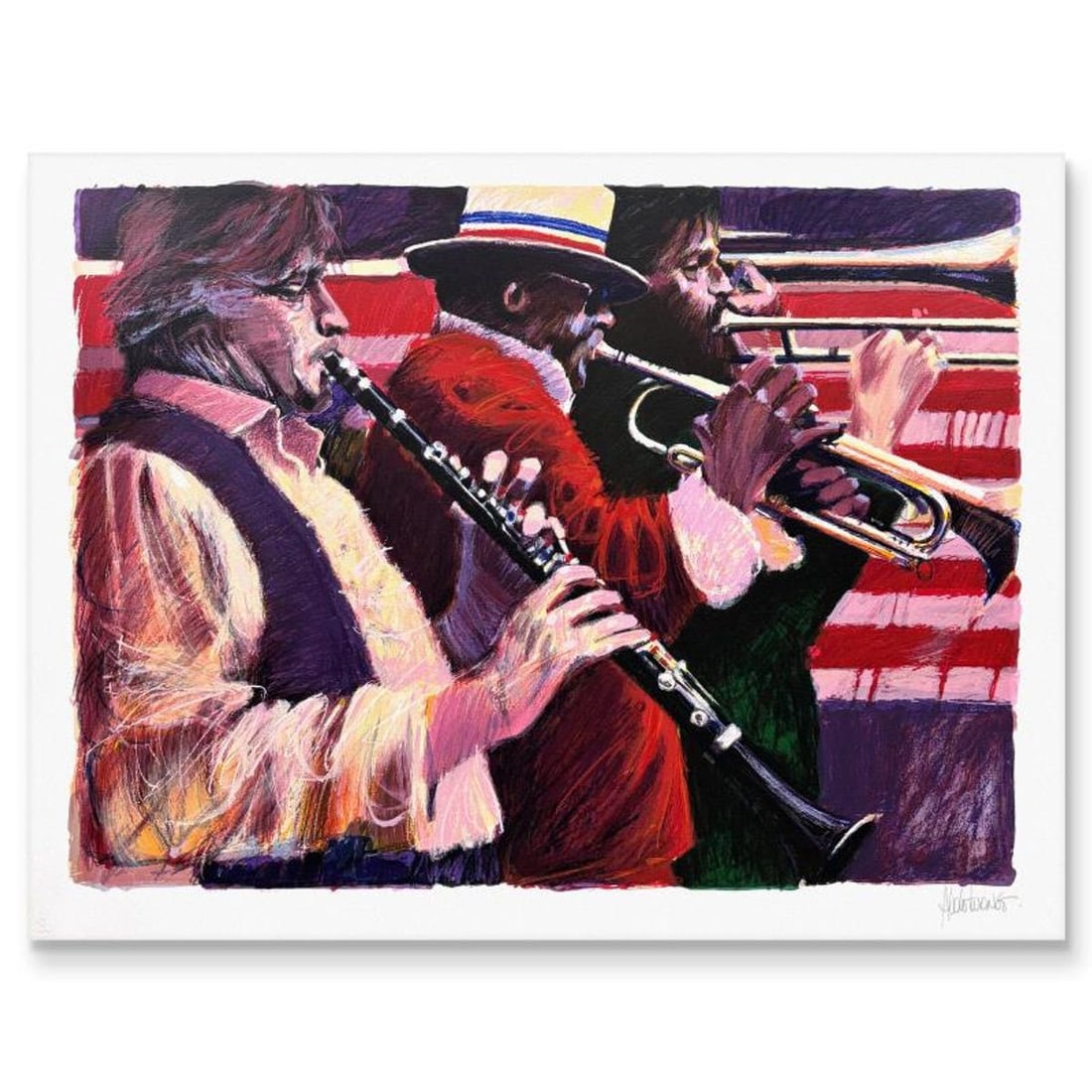 Aldo Luongo, "Dixieland" Limited Edition Serigraph, Numbered and Hand Signed with Certificate of (1 of 2)