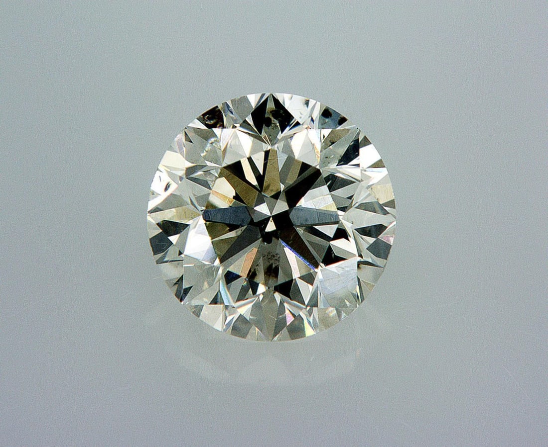 Natural 1.01 ct, Color K/SI3 GIA Graded Diamond (1 of 2)