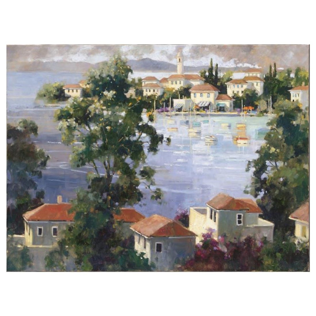 Marilyn Simandle, "Costa Del Sol" Limited Edition on Canvas, Numbered and Hand Signed with Letter of (1 of 1)