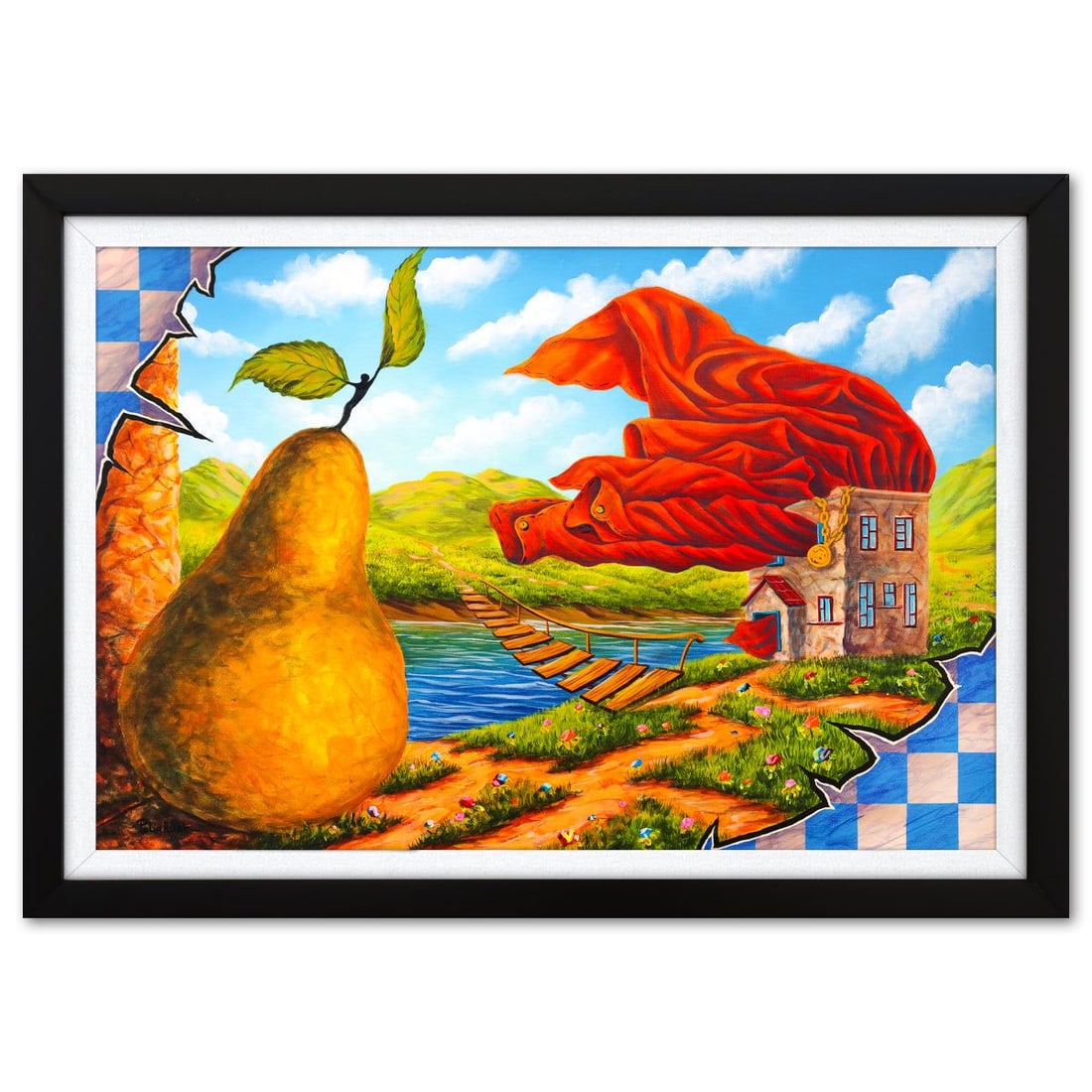 Eugene Poliarush- Original Oil on Canvas "Far Away": Artist: Eugene Poliarush. Medium: Original Oil on Canvas. Title: Far Away. Size: 24" x 36". Measures approx. 28" x 40" (framed). Signature: Hand signed by the artist. Certificate of Authenticity: Is i