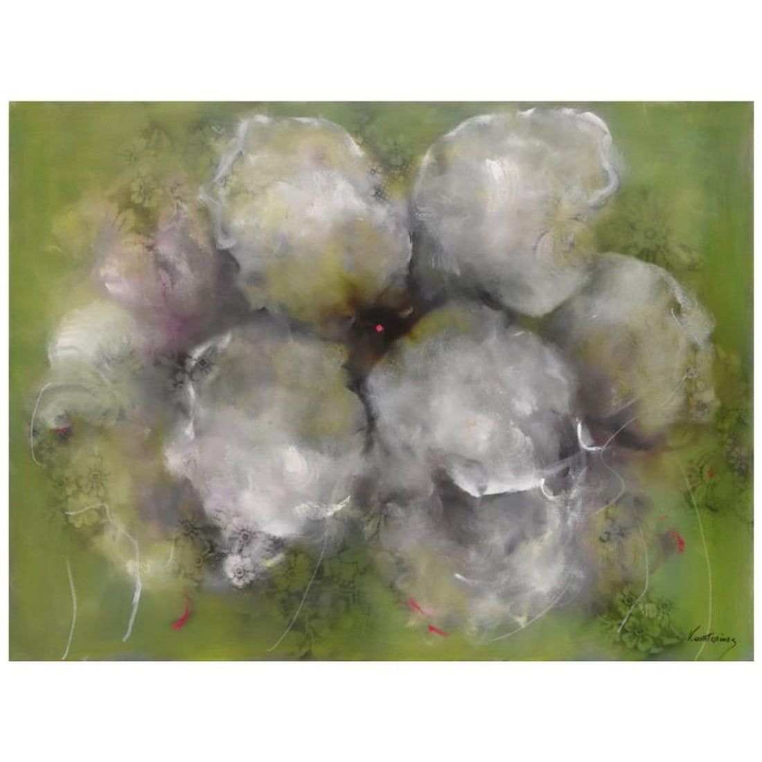 Victoria Montesinos, Original Oil Painting on Canvas (40" x 30"), Hand Signed with Letter of: This is an original oil painting on canvas by Victoria Montesinos, hand signed by the artist. Includes Letter of Authenticity. Measures approx. 40" x 30" (image).