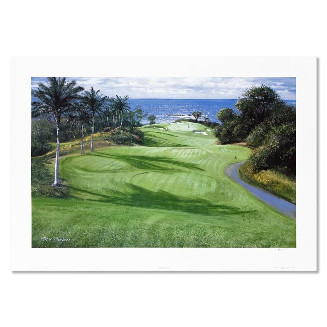 Peter Ellenshaw (1913-2007), "Mauna Kea - Eleventh Hole" Limited Edition Lithograph, Numbered and (1 of 2)