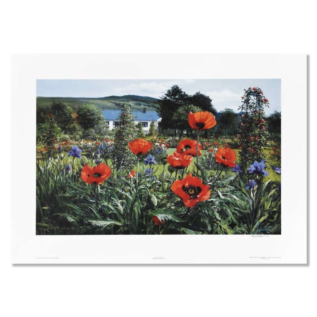 Peter Ellenshaw (1913-2007), "Cottage Garden" Limited Edition Lithograph, Numbered and Hand Signed (1 of 2)
