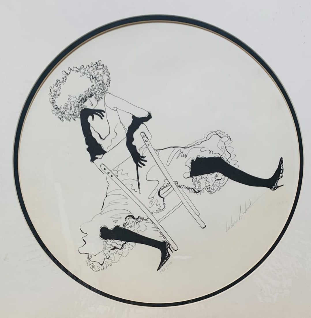 Barbara Wood- Limited edition lithograph on paper: Artist: Barbara Wood. Medium: Limited edition lithograph on paper. Size: 24" x 24". Signature: Signed. Reference#: 38243.