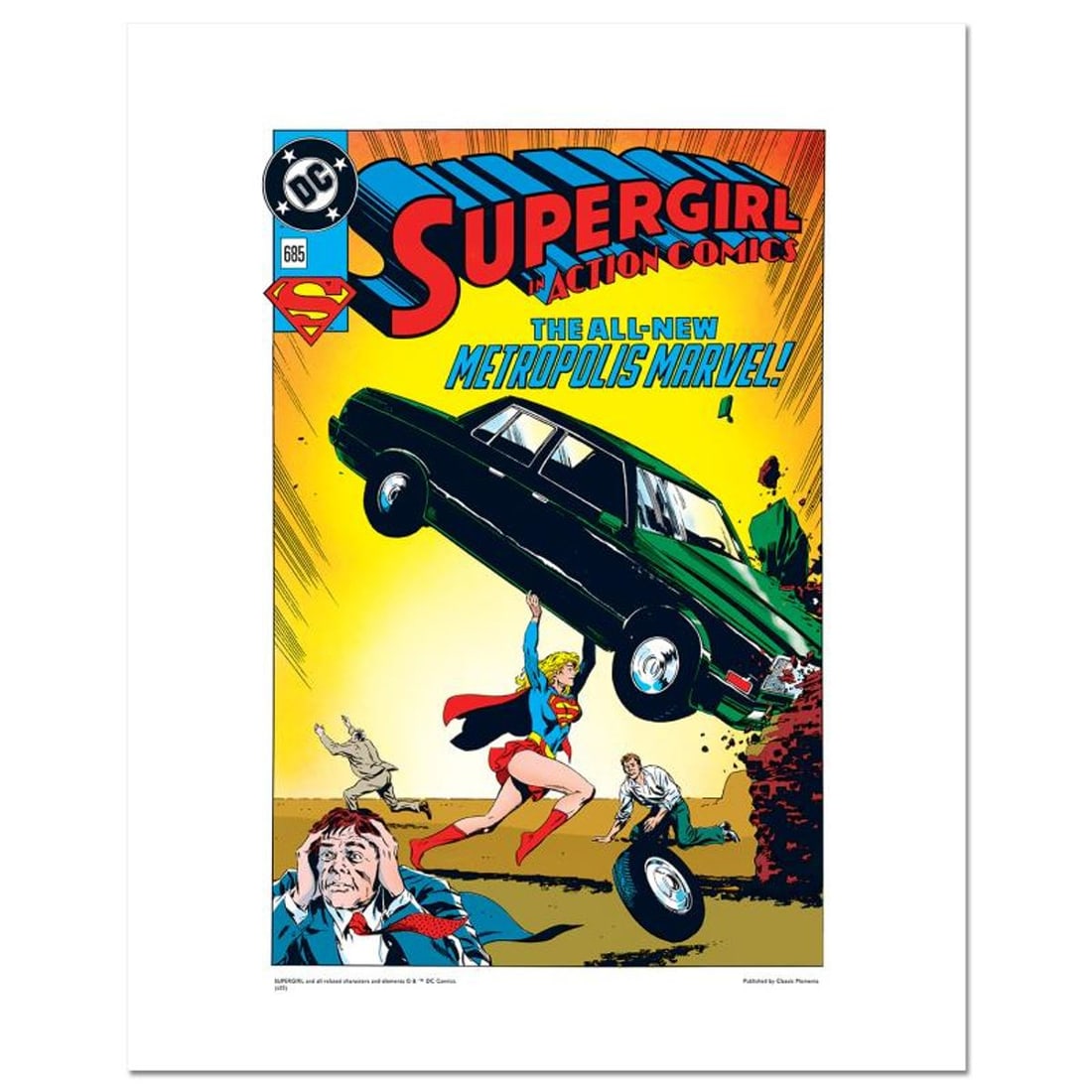 DC Comics, "Supergirl" Numbered Limited Edition Giclee with Certificate of Authenticity. (1 of 1)