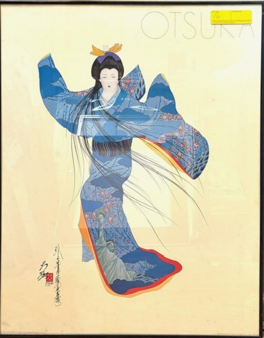 Otsuka Signhed- Poster on paper: Artist: Otsuka Signhed. Medium: Poster on paper. Size: 20" x 30". Reference#: A-30884.