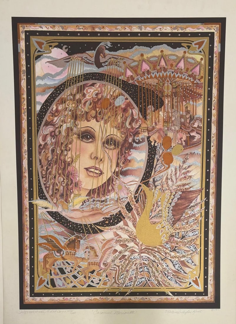 Melanie Taylor Kent- Lithograph on paper: Artist: Melanie Taylor Kent. Medium: Lithograph on paper. Size: 24" x 36". Signature: Hand Signed and numered. Reference#: 94151.