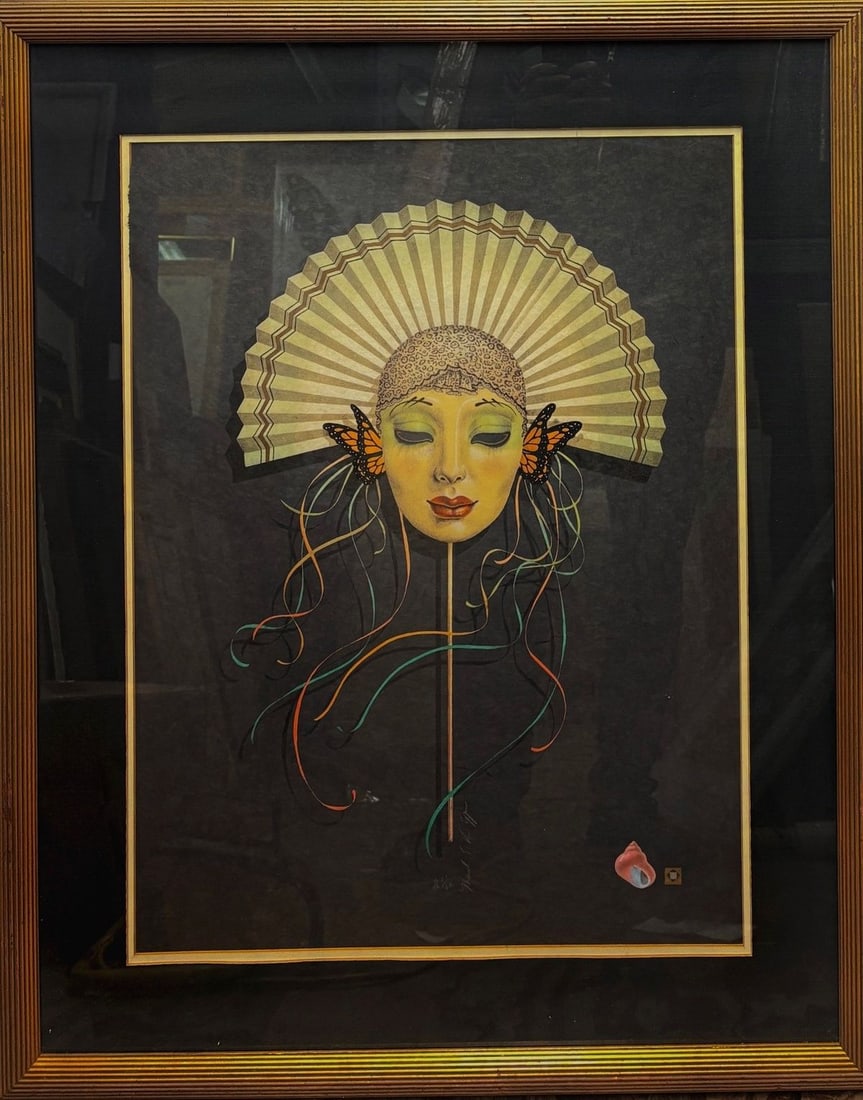 Mark Van Epps- Lithograph on paper: Artist: Mark Van Epps. Medium: Lithograph on paper. Measures approx. 24" x 32" (framed). Signature: Hand signed and numbered. Reference#: 33404.