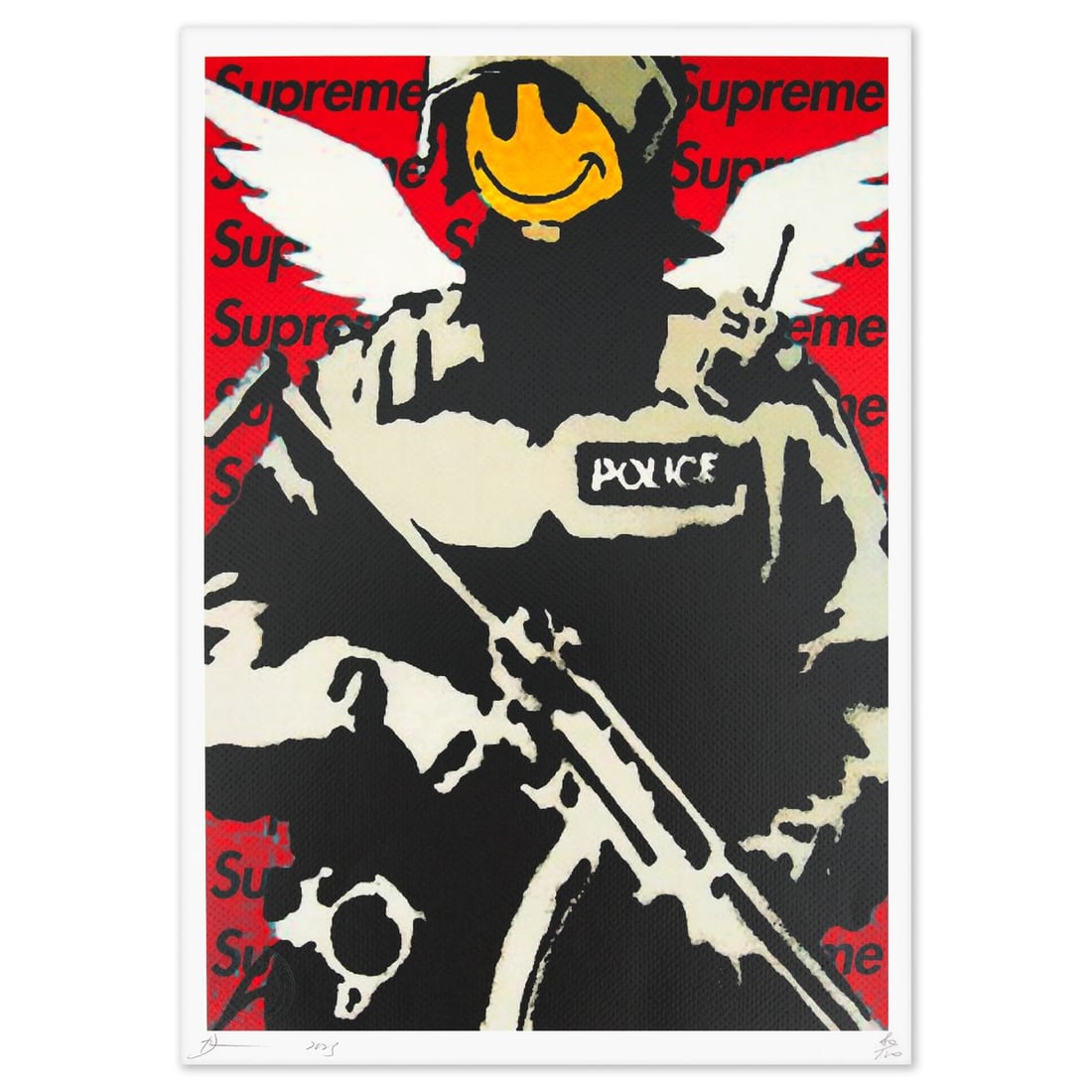 Death NYC- Fine art Print: Artist: Death NYC. Medium: Fine art Print. Size: 18" x 12". Signature: Hand signed and numbered. Certificate of Authenticity: Is included. Reference#: 49343.