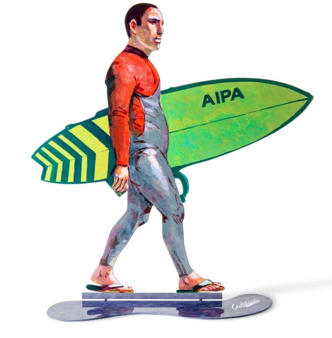 David Gerstein- Free Standing Sculpture "WALKING SURFER" (1 of 2)