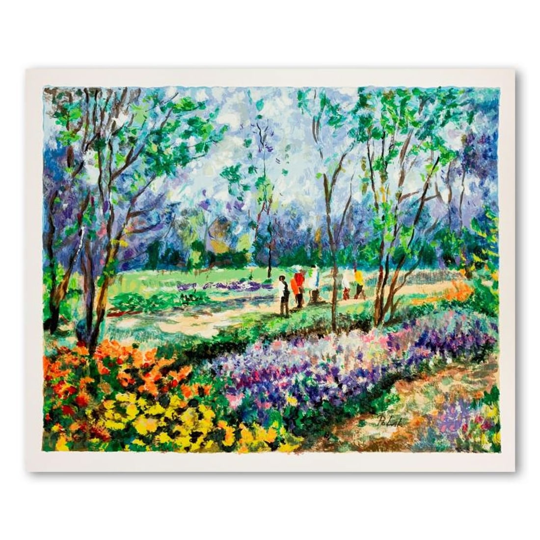 Dimitri Polak (1922-2008), "Afternoon Picnic" Hand Signed Limited Edition Serigraph on Paper with: Afternoon Picnic is a limited edition serigraph on paper by Dimitri Polak (1922-2008). It is numbered and hand signed and includes a letter of authenticity. Measures approximately 12" x 15" (image). R