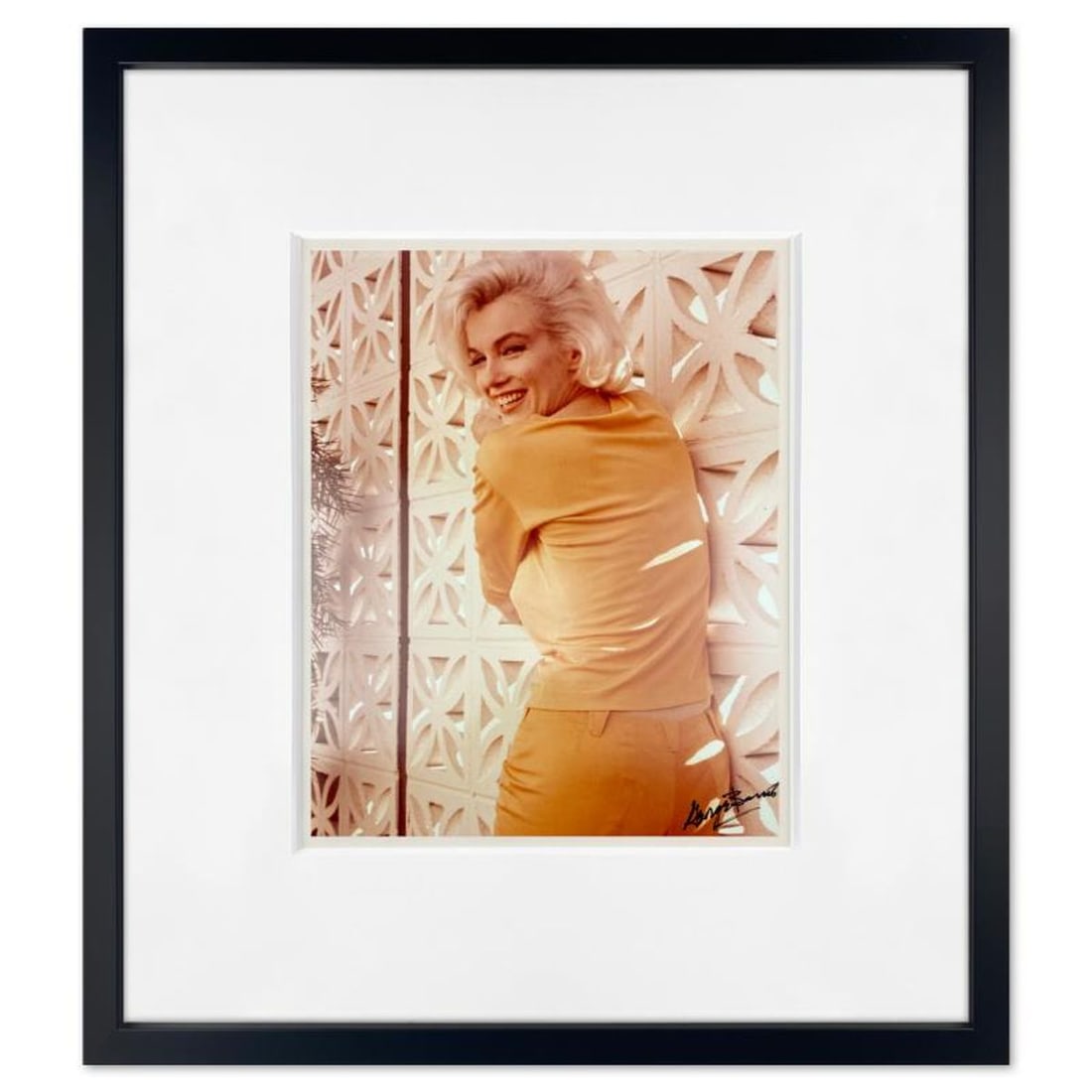 George Barris (1922-2016), "Marilyn Monroe: The Last Shoot" Framed Photograph Printed from the: Marilyn Monroe: The Last Shoot is a photograph printed from the original negative taken by George Barris (1922-2016). This photo is part of a series entitled "The Last Photos" which were taken in