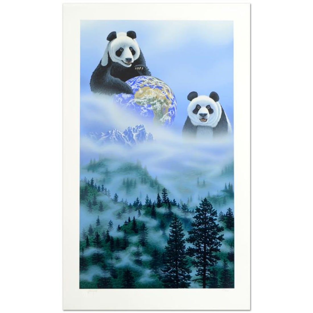 William Schimmel, "The Final Few" Limited Edition Serigraph, Numbered and Hand Signed with (1 of 1)