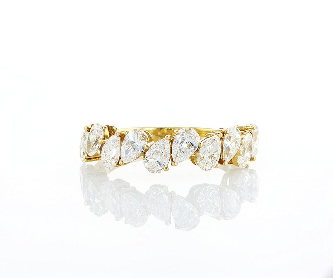 14kt Yellow Gold 2.12ctw Diamond Ring: Jewelry Description Description: One 14k yellow gold ring, set with lab grown diamonds. Jewelry Weight: 2.84 Grs Total Diamonds Weight: 2.12 Cts Precious Metal: 14kt Yellow Gold Certificate Number: DS