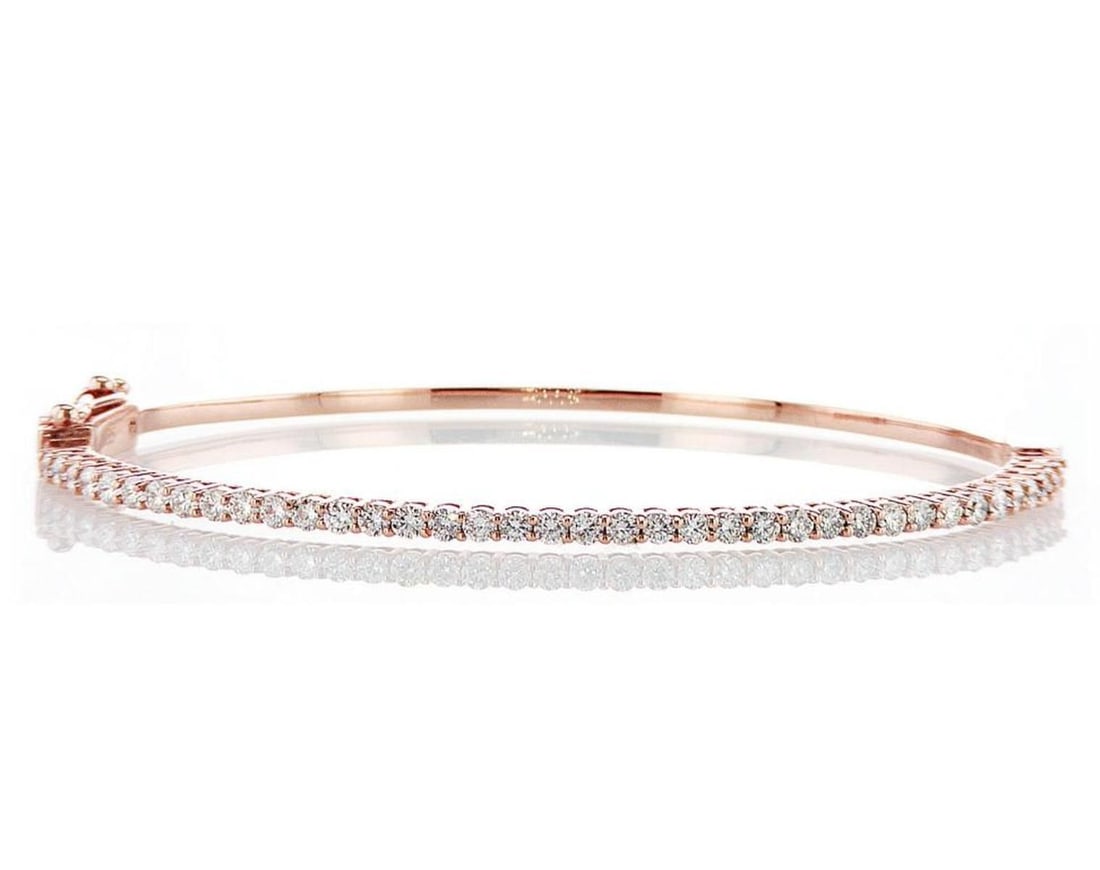 14kt Rose Gold 1.27ctw Diamond Bracelet (1 of 2)