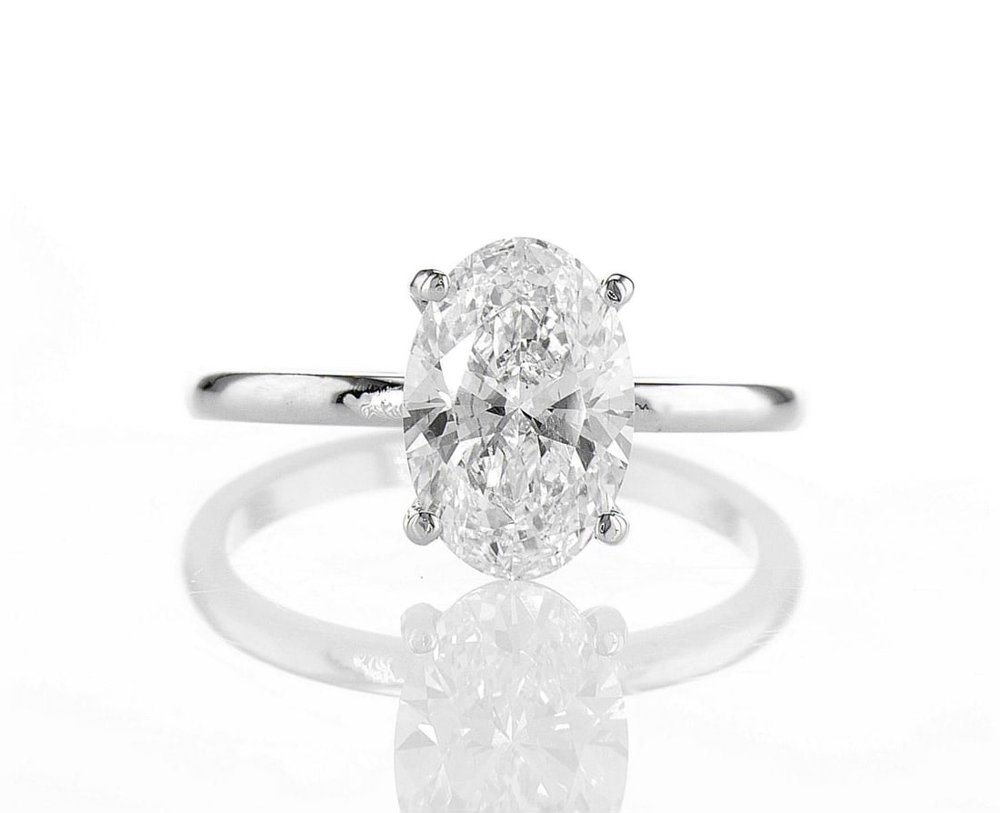 14kt White Gold 2.02ctw Diamond Ring: Jewelry Description Description: One 14k white gold ring, set with lab grown diamonds. Jewelry Weight: 2.73 Grs Total Diamonds Weight: 2.02 Cts Precious Metal: 14kt White Gold Certificate Number: DSL-