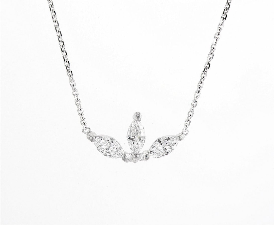 14kt White Gold 0.47ctw Diamond Pendant: Jewelry Description Description: One 14k white gold pendant, set with lab grown diamonds. Jewelry Weight: 2.34 Grs Total Diamonds Weight: 0.47 Cts Precious Metal: 14kt White Gold Certificate Number: D