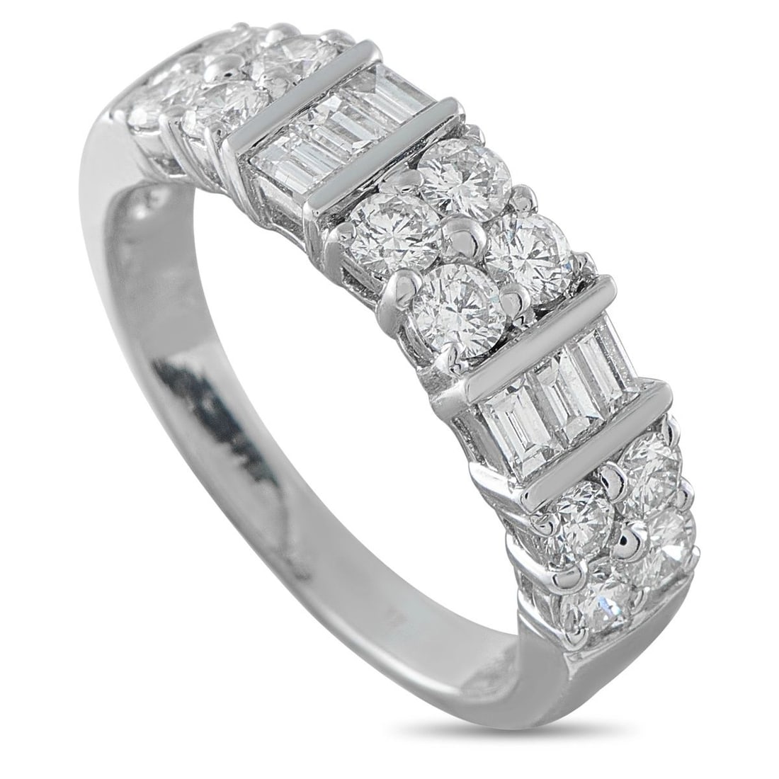 14K WHITE GOLD 1.0CT DIAMOND RING (1 of 4)