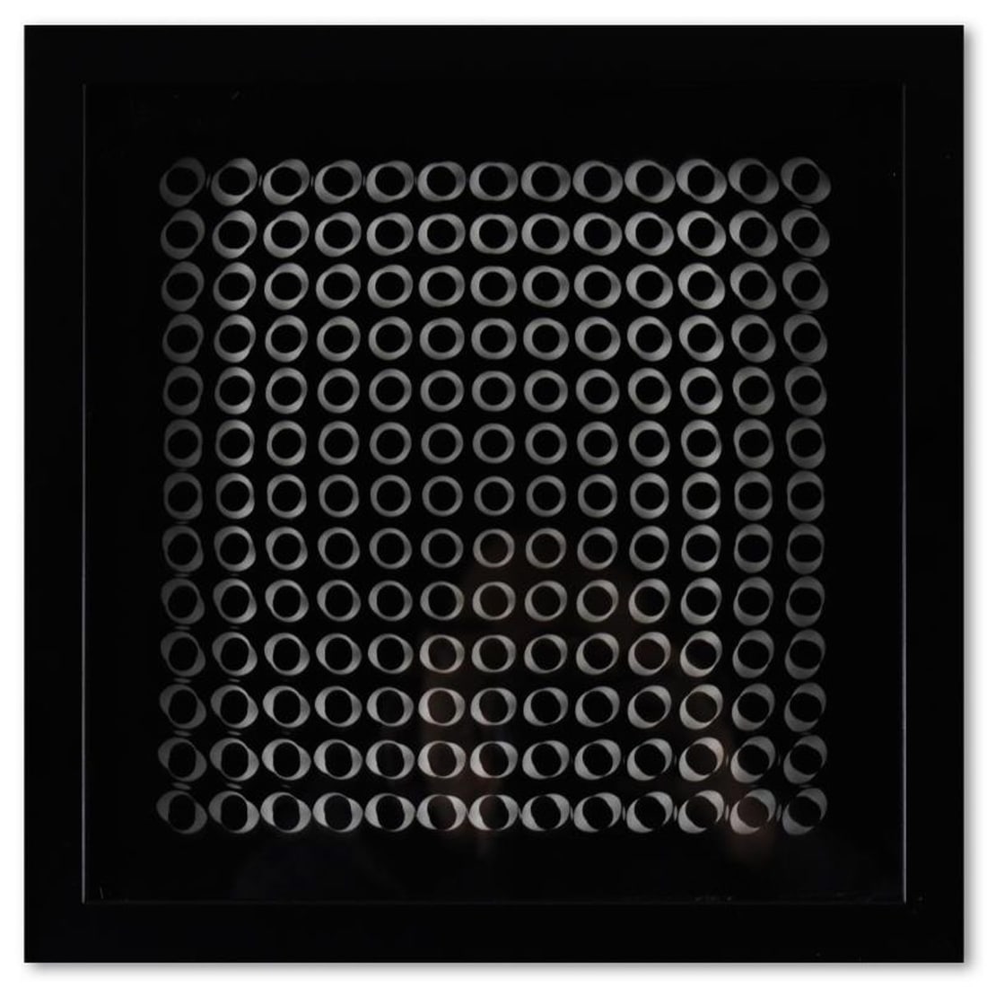 Victor Vasarely (1908-1997), "Trois Dimensions Optique de la serie Cinetiques" Framed 1973 (1 of 2)
