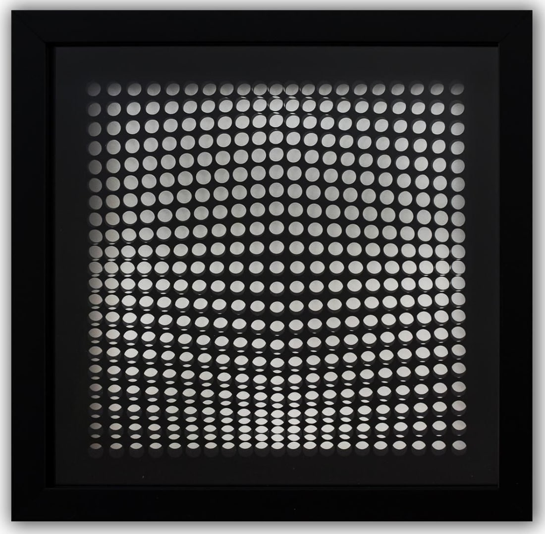 Victor Vasarely- 3D Wall Sculpture/object "Cinetiques" (1 of 2)