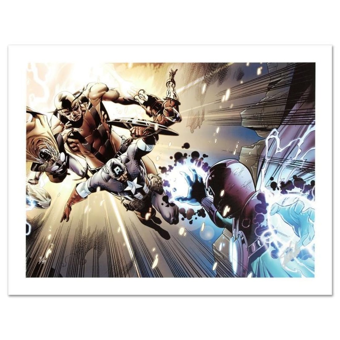 Stan Lee Signed, Marvel Comics "Captain America: Man Out Of Time #5" Limited Edition Canvas 3/99 (1 of 1)