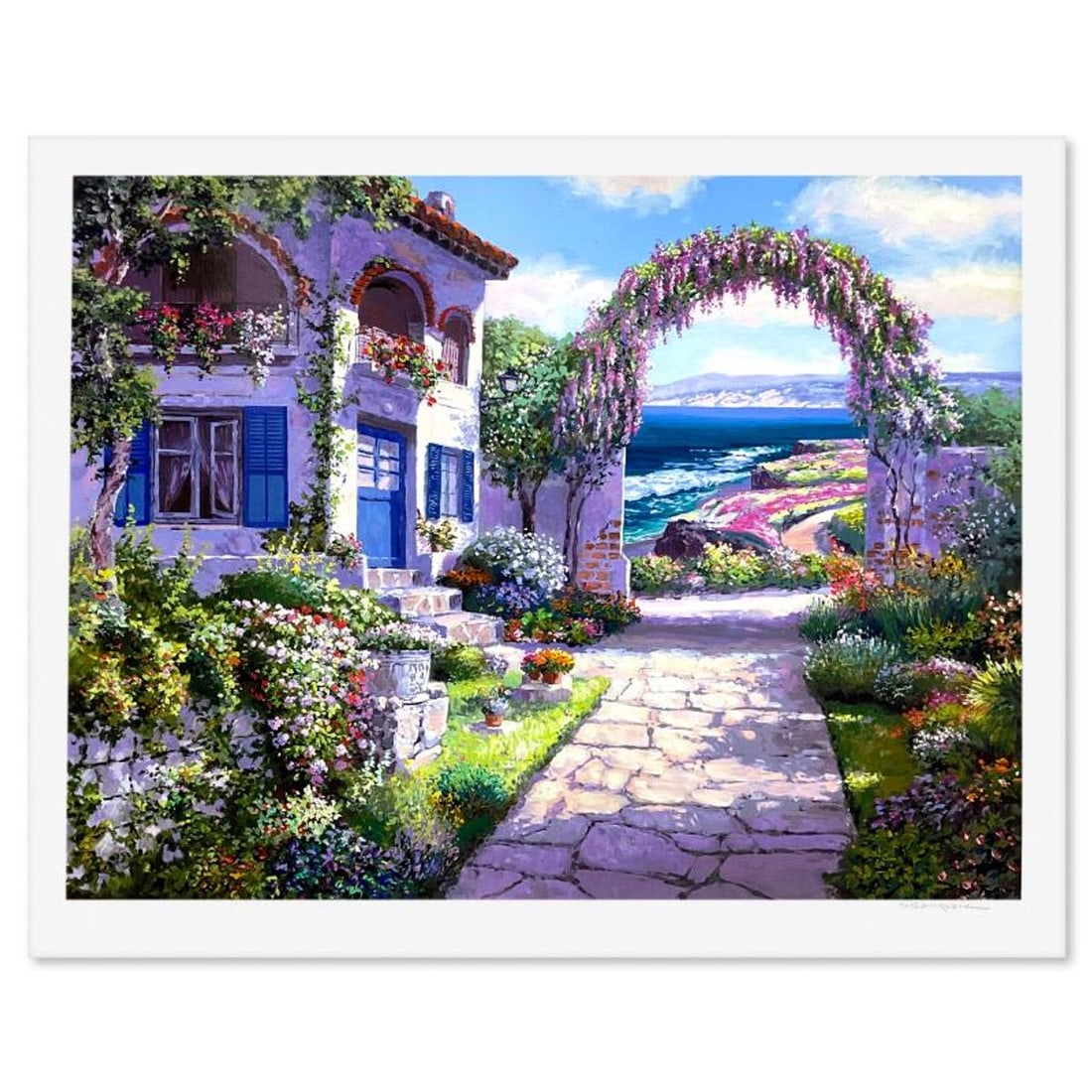 Sam Park, "La Jolla" Limited Edition Printer's Proof Serigraph, Numbered and Hand Signed with Letter: La Jolla is a limited edition printer's proof serigraph on paper by Sam Park, numbered and hand signed by the artist. Includes Letter of Authenticity. Measures approx. 39.5" x 50" (border), 35" x 45" 