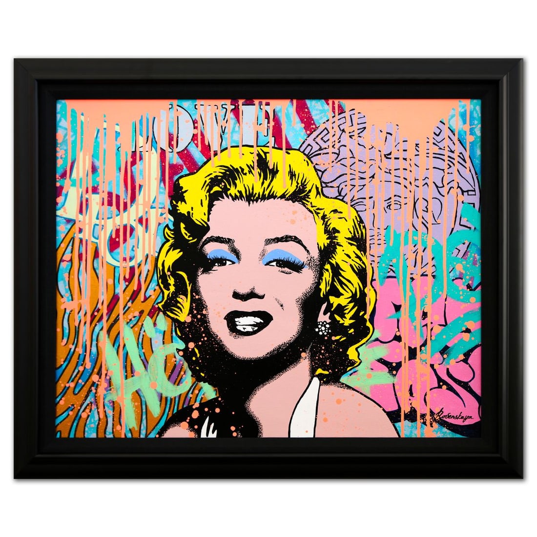 Nastya Rovenskaya- Original Oil on Canvas "The Glamour Icon"