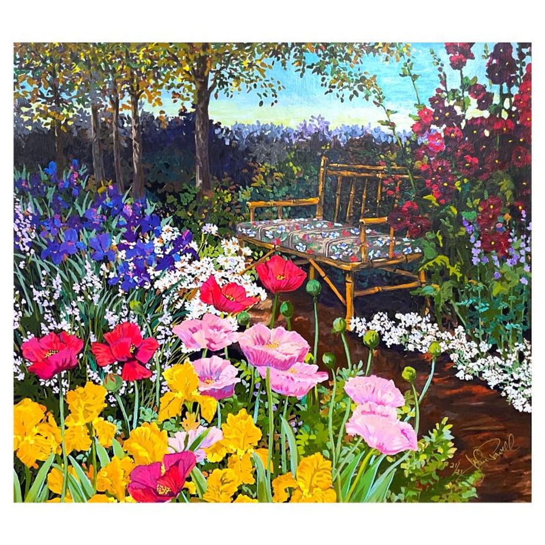 John Powell, "Tranquility" Limited Edition Printer's Proof on Canvas, Numbered 21/21 and Hand Signed (1 of 2)