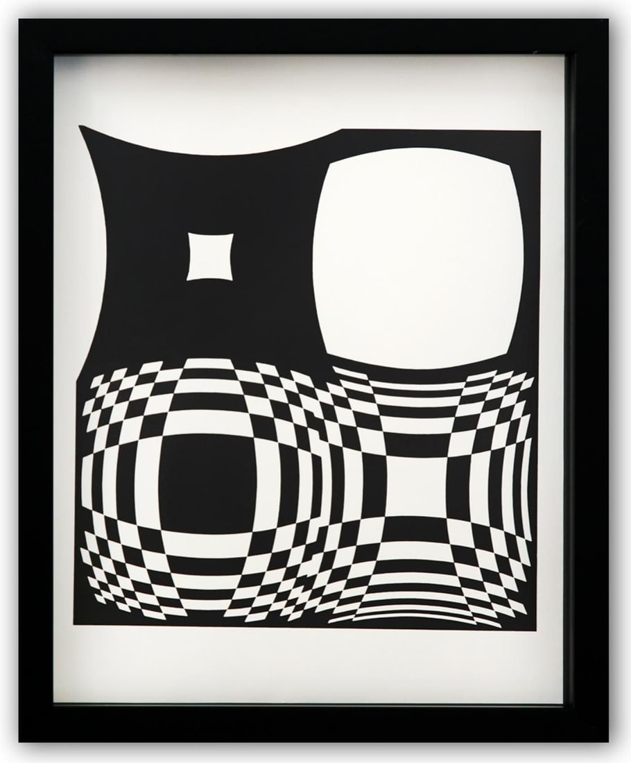 Victor Vasarely- Heliogravure Print "Untitled" (1 of 1)