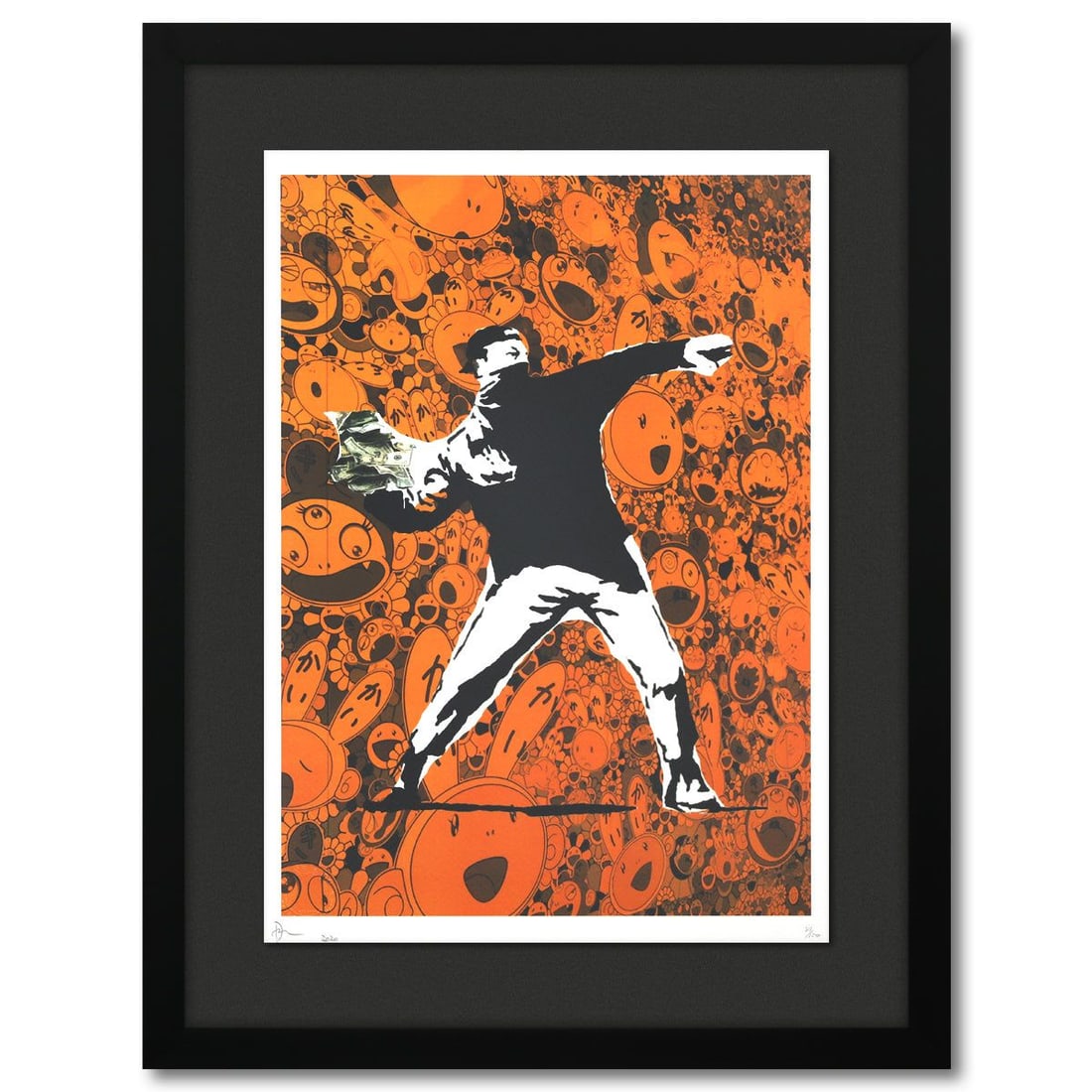 Death NYC- Fine art Print: Artist: Death NYC. Medium: Fine art Print. Size: 17" x 12". Measures approx. 23" x 18" (framed). Signature: Hand signed and numbered. Certificate of Authenticity: Is included. Additional: Paper: Fine 