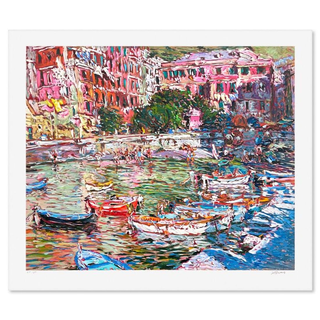 Marco Sassone, "Verzzana" Limited Edition Printers Proof, Numbered 2/5 and Hand Signed with Letter: Verzzana is a limited edition printers proof on paper by Marco Sassone, numbered 2/5 and hand signed by the artist. Includes Letter of Authenticity. Measures approx. 35.5" x 40" (border), 30" x 35"