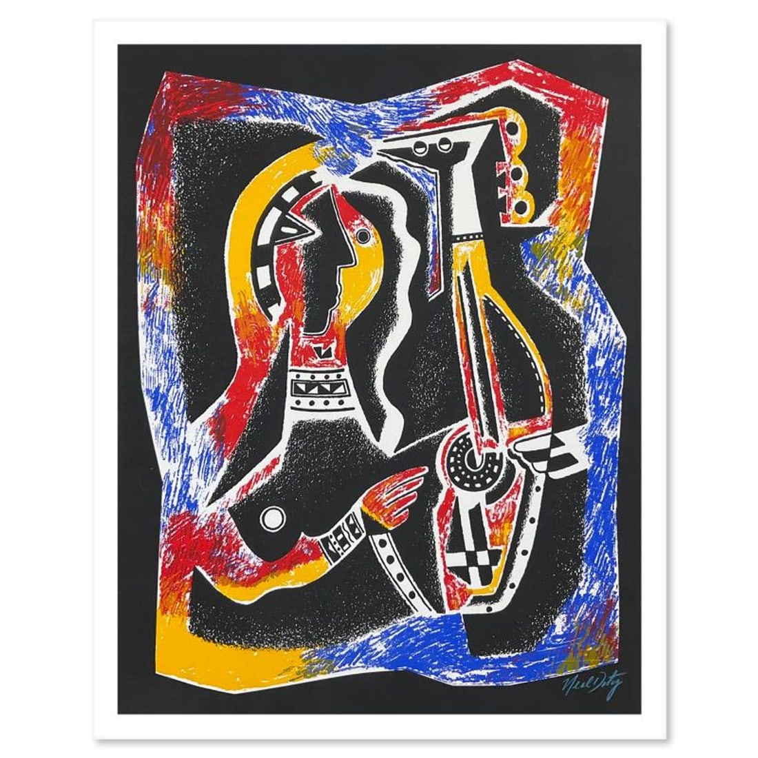 Neal Doty (1941-2016), Limited Edition Etching, Numbered and Hand Signed with Letter of: This is a limited edition etching on paper by Neal Doty (1941-2016), Numbered and hand signed by the artist. Includes Letter of Authenticity. Measures approx. 20" x 25" (border), 18" x 23" (image). Th