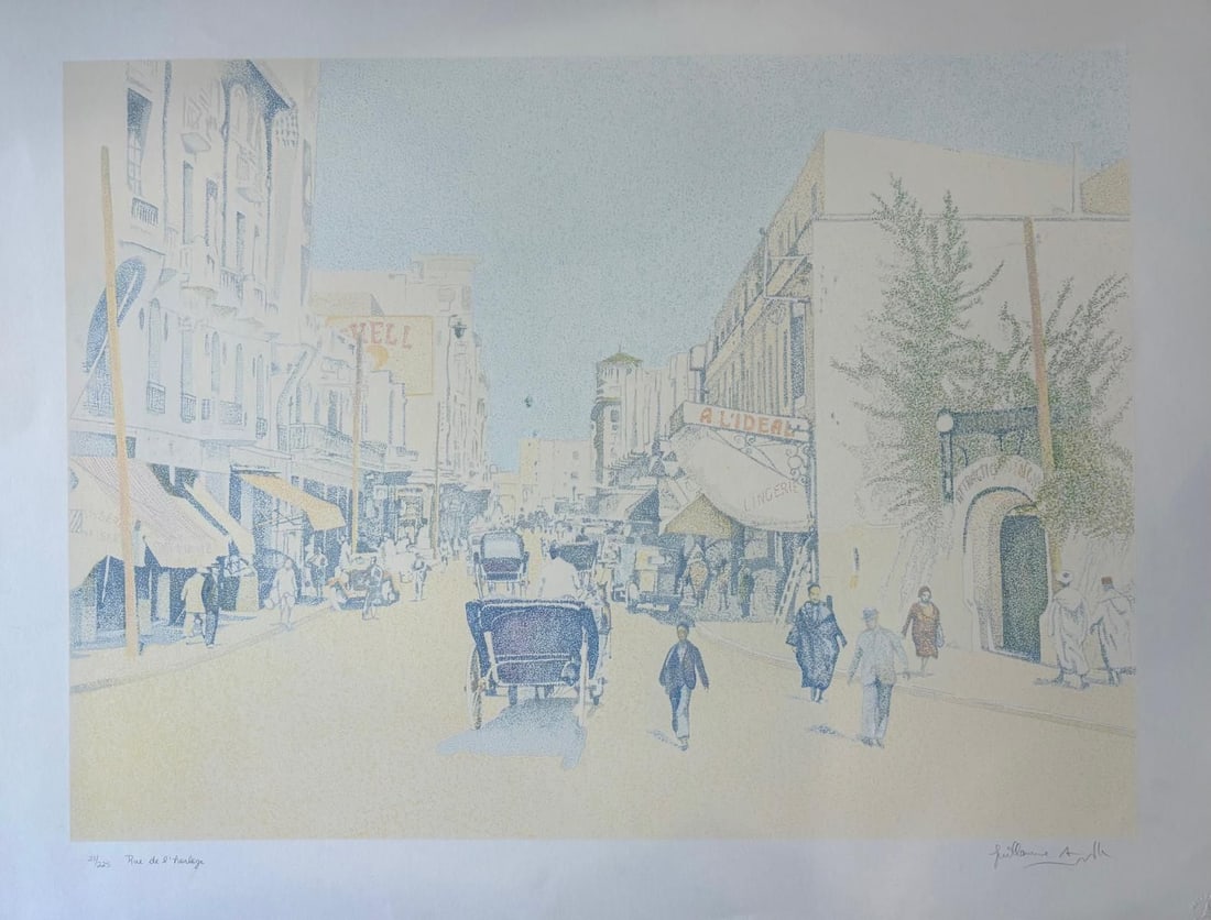 Guillaume Azoulay- Serigraph on paper: Artist: Guillaume Azoulay. Medium: Serigraph on paper. Size: 30" x 40". Signature: Signed and numbered. Reference#: 87282.