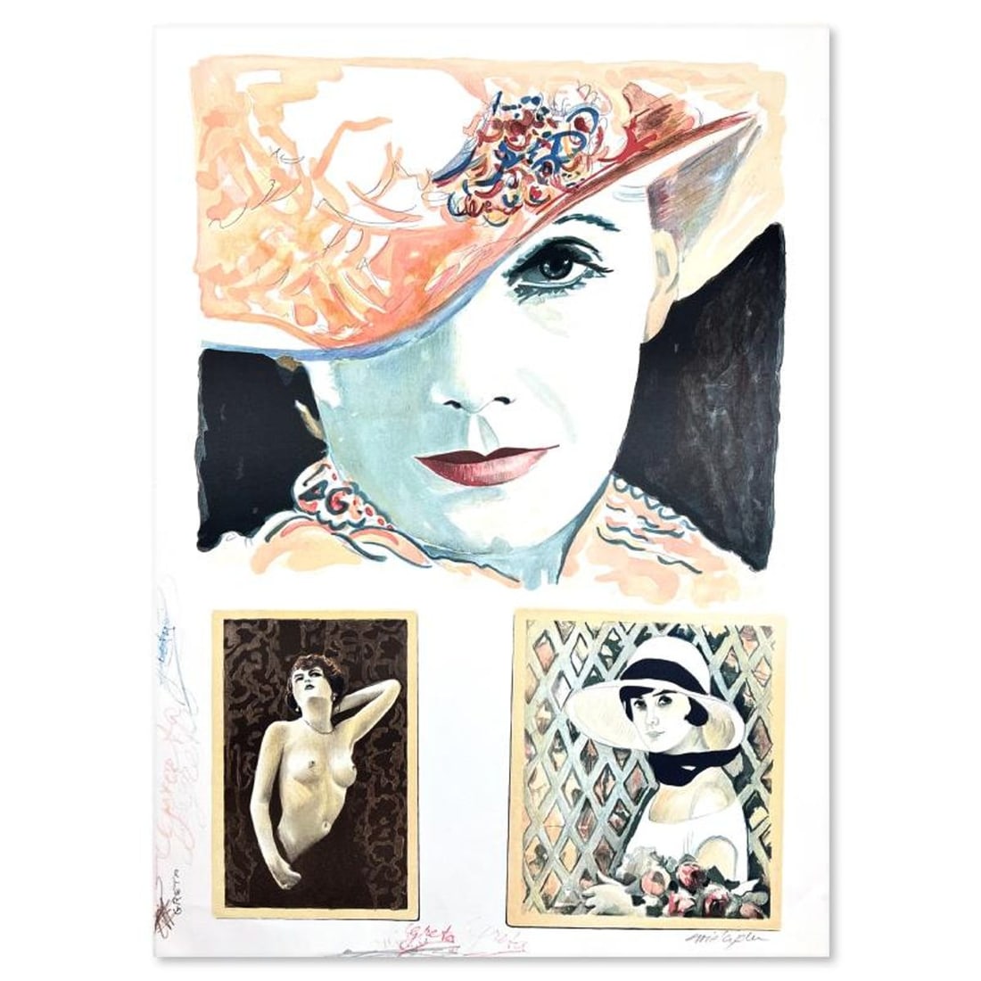 Arie Azene, Hand Signed, Numbered Limited Edition with Letter of Authenticity.: This is a limited edition on paper by Arie Azene. The piece comes hand signed by the artist, numbered, and with a letter of authenticity. Measures approximately 27.5" x 18". Reference#: 89794.