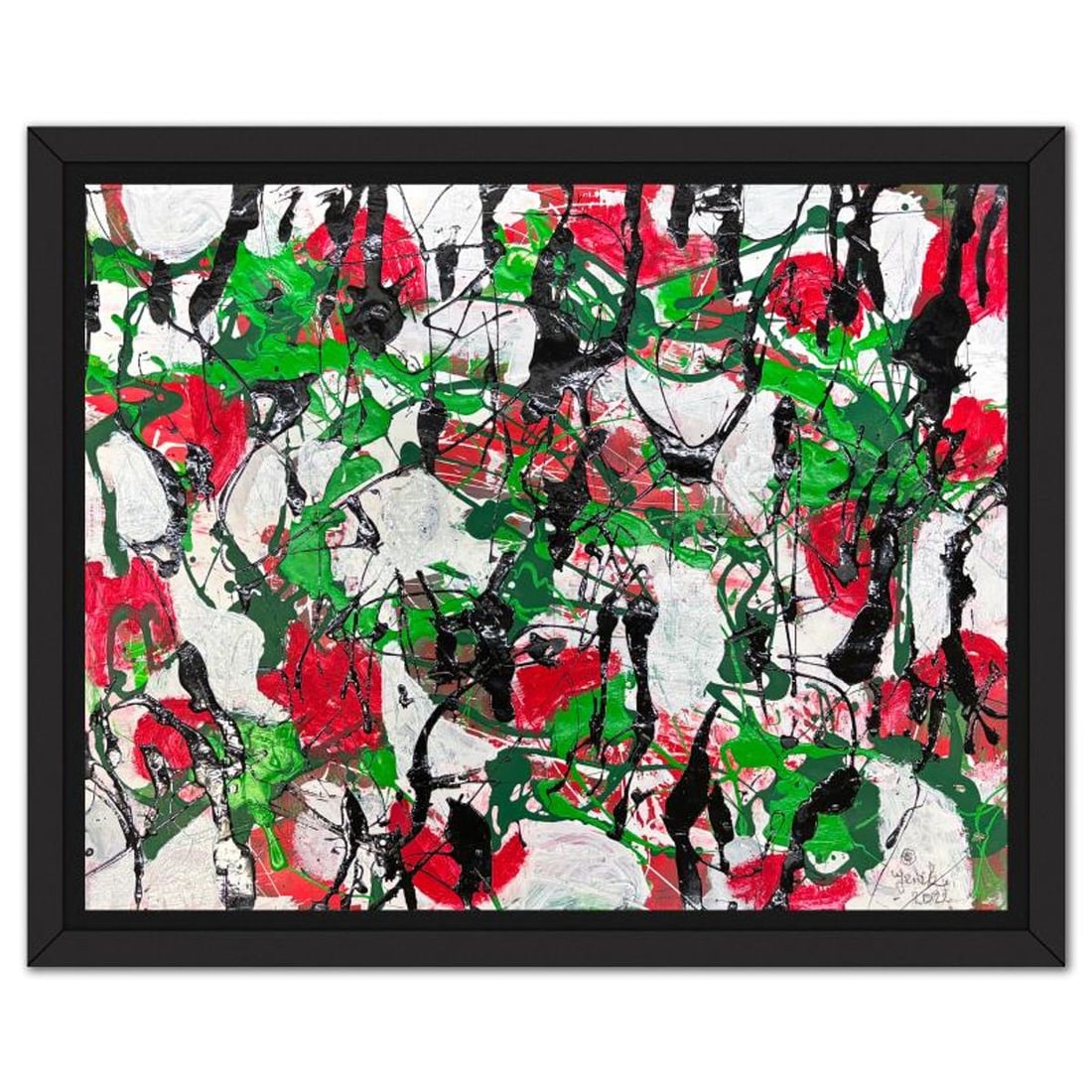 Jenik Cook, Framed Hand Signed Original Painting with Letter of Authenticity.: This is an original acrylic painting on paper by Jenik Cook. Hand signed by the artist, it includes Letter of Authenticity. This piece comes from the artist's personal collection. Measures