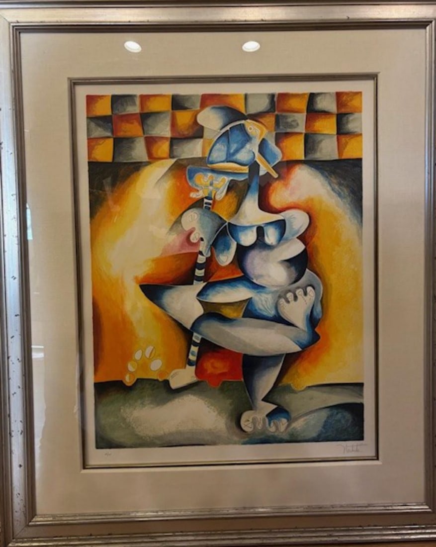 Alexandra Nechita- Lithograph on paper: Artist: Alexandra Nechita. Medium: Lithograph on paper. Measures approx. 30" x 40" (framed). Reference#: 33397.