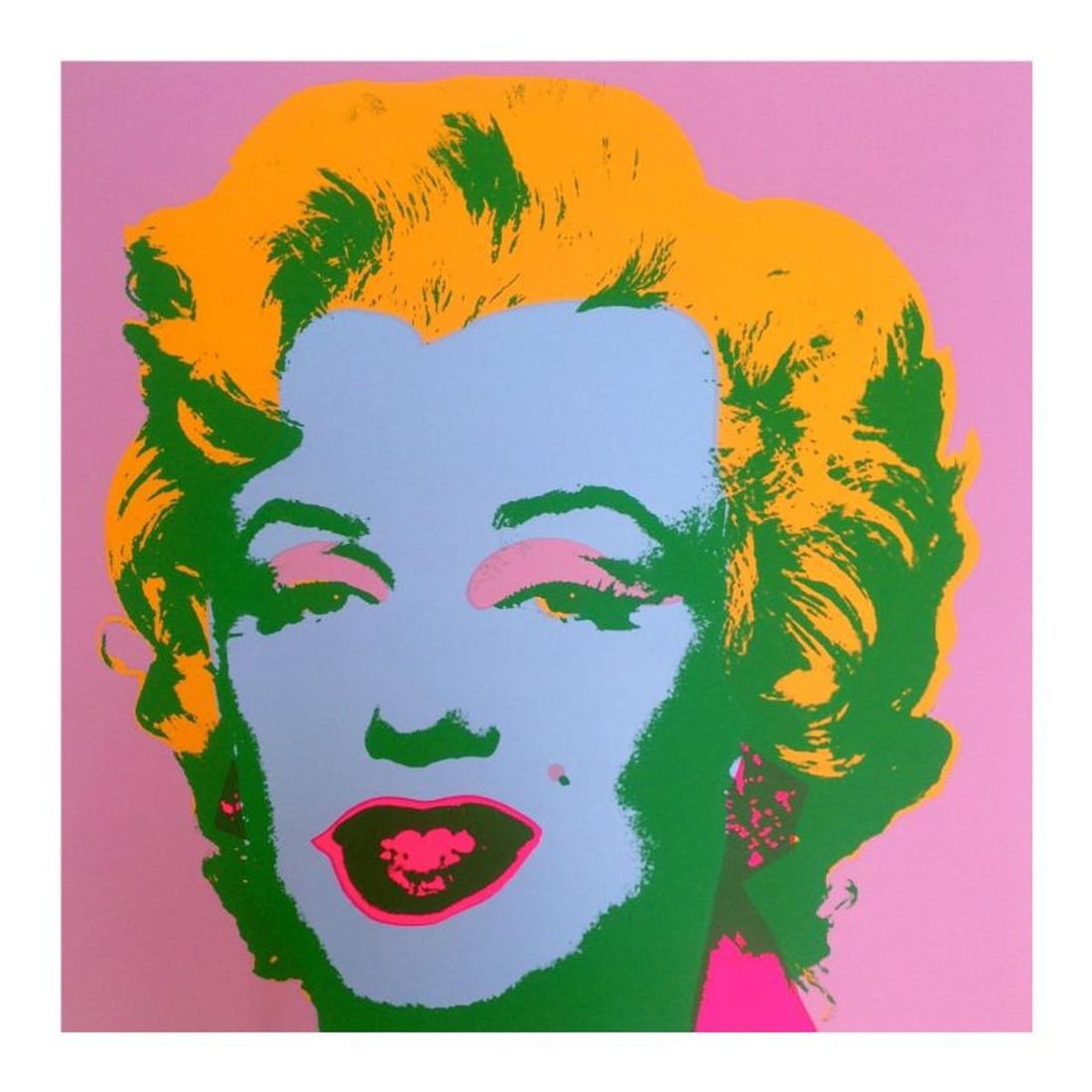 Andy Warhol "Marilyn 11.28" Silk Screen Print from Sunday B Morning.: Marilyn 11.28 is a silk screen print on paper (open edition) from Sunday B Morning featuring the works of Andy Warhol. The piece is stamped in blue on the back with "Published by Sunday B. Morning" an
