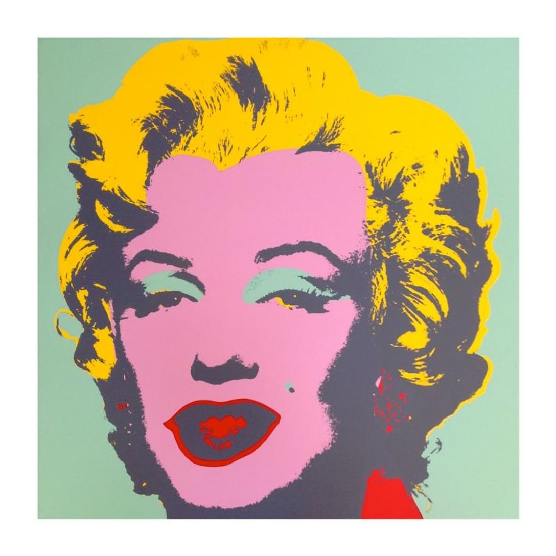 Andy Warhol "Marilyn 11.23" Silk Screen Print from Sunday B Morning.: Marilyn 11.23 is a silk screen print on paper (open edition) from Sunday B Morning featuring the works of Andy Warhol. The piece is stamped in blue on the back with "Published by Sunday B. Morning" an