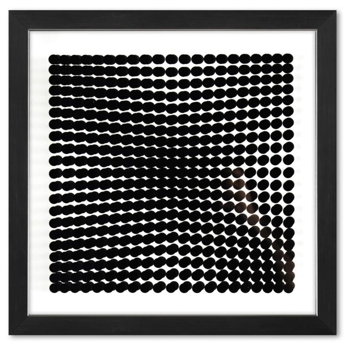 Victor Vasarely (1908-1997), "Trois Dimensions Optique de la serie Cinetiques" Framed 1973: Trois Dimensions Optique de la serie Cinetiques is a dimensional artwork, published in 1973, by Victor Vasarely (1908-1997). This piece comes custom framed, with a letter of authenticity and with a 19