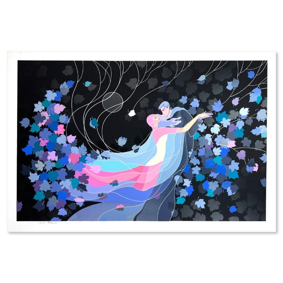 Zina Roitman, Limited Edition Serigraph, Hand Signed and Numbered, Letter of Authenticity.: This is a limited edition serigraph on paper by Zina Roitman. The piece comes hand signed by the artist, numbered, and with a letter of authenticity. Measures approximately 22.5" x 30". Reference#: 93