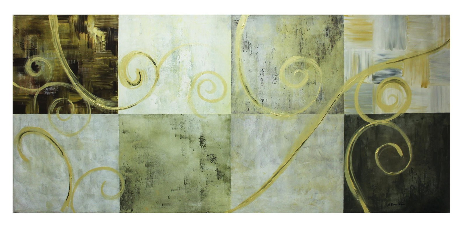 Alexander Borewko- Original Acrylic on Canvas "Shady" (1 of 2)