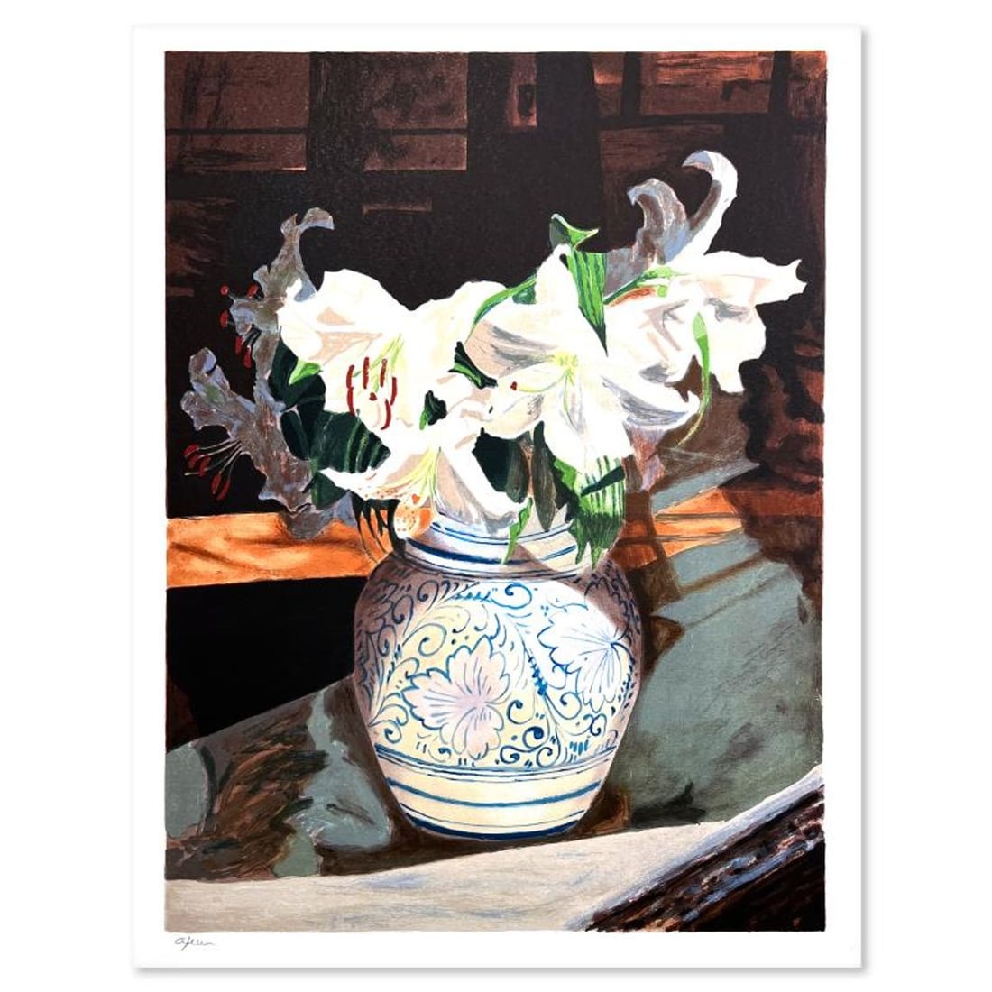 Arie Azene, Hand Signed, Numbered Limited Edition with Letter of Authenticity.: This is a limited edition on paper by Arie Azene. The piece comes hand signed by the artist, numbered, and with a letter of authenticity. Measures approximately 29.5" x 22". Reference#: 89783.
