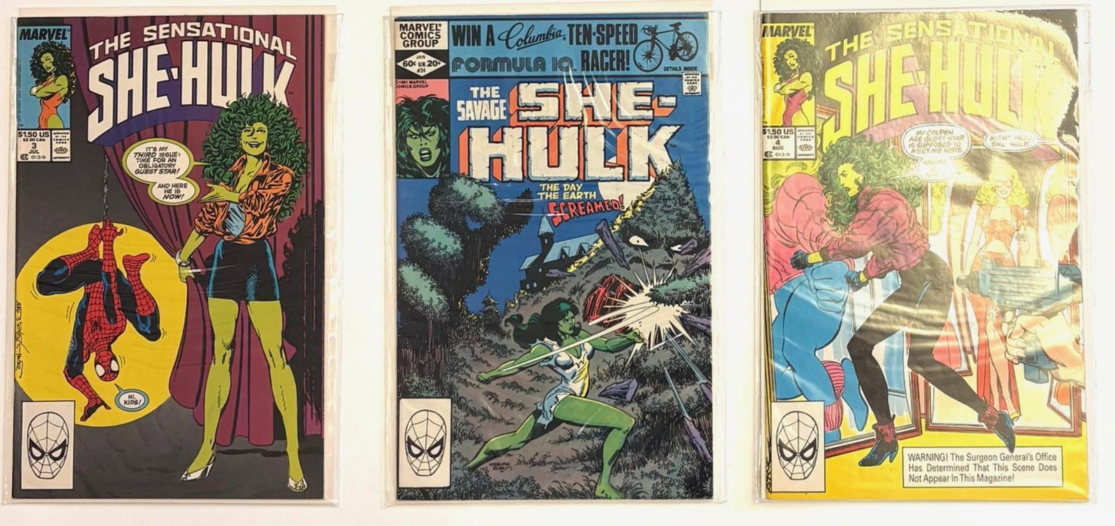 Vintage Comics- Vintage comic book collection of 3 comics: Artist: Vintage Comics. Medium: Vintage comic book collection of 3 comics. Additional: Dated 1980, 1990â€?s . Condition : in very good condition each individually stored in plastic. Reference#: 