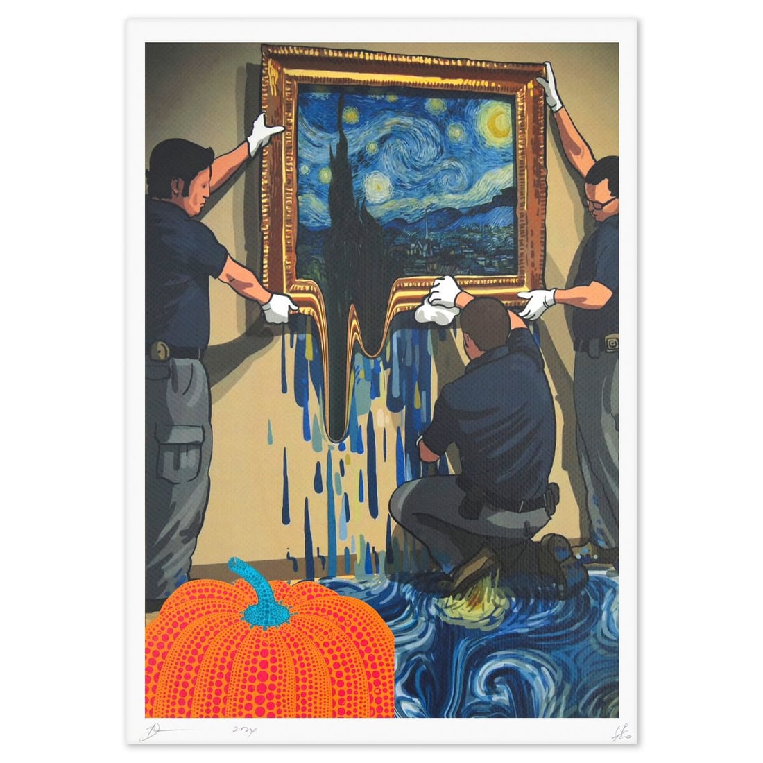 Death NYC- Fine art Print: Artist: Death NYC. Medium: Fine art Print. Size: 18" x 12". Signature: Hand signed and numbered. Certificate of Authenticity: Is included. Reference#: 36757.