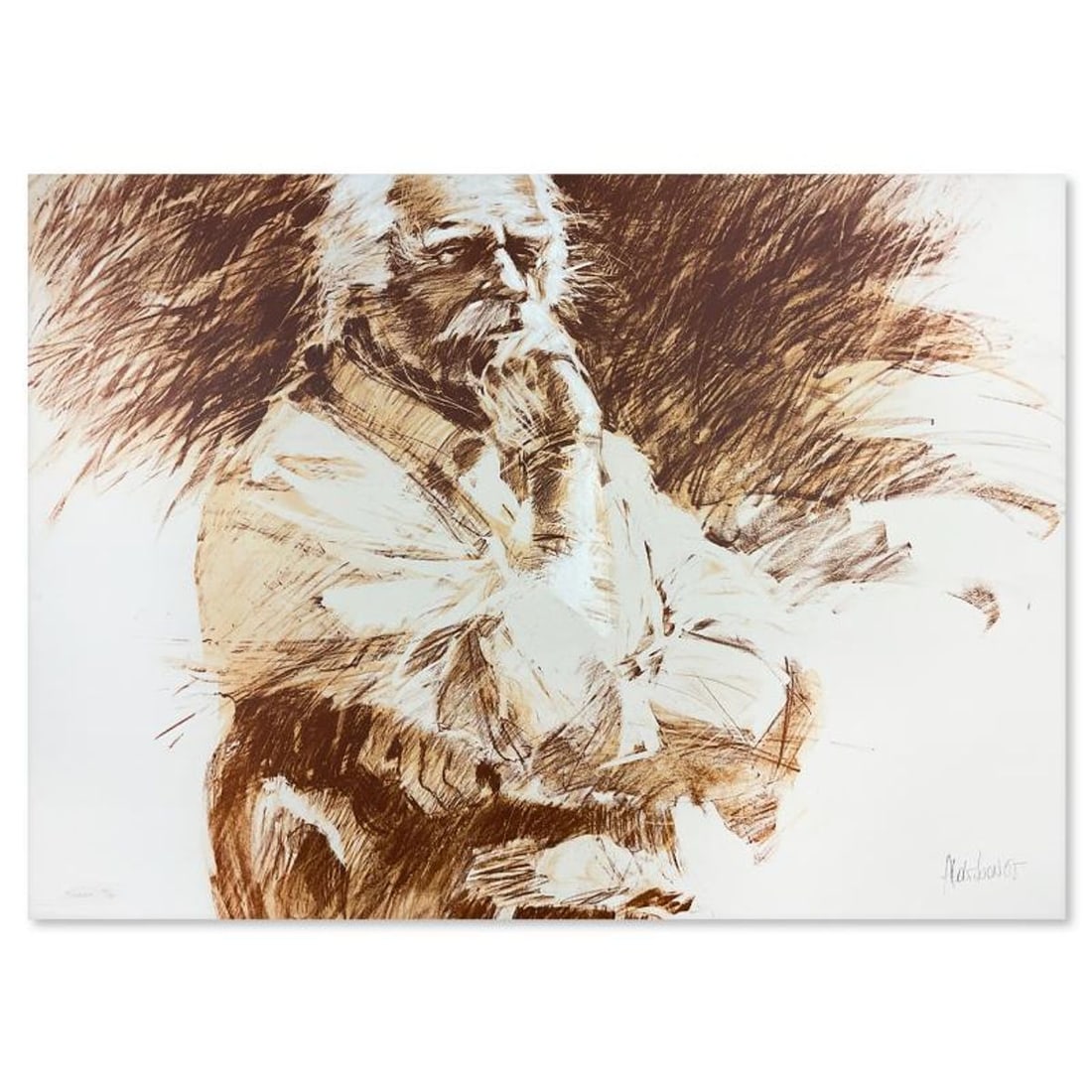 Aldo Luongo, Limited Edition Serigraph, Numbered 10/10 and Hand Signed with Letter of Authenticity. (1 of 2)