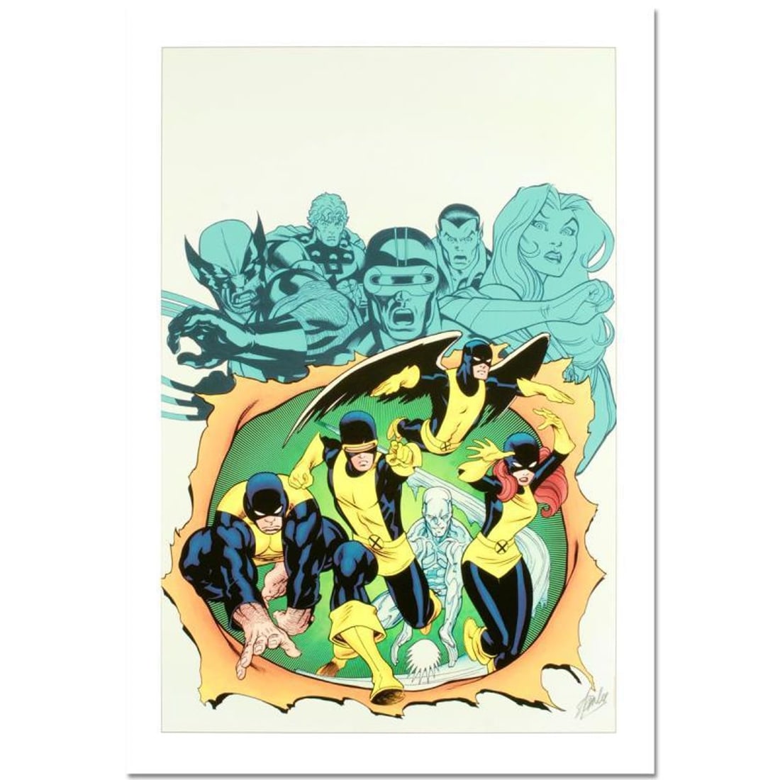 Stan Lee Signed, Marvel Comics Limited Edition Canvas 1/99 "X-Men Giant-Size #1" with Certificate of: X-Men Giant-Size #1 is a limited edition giclee on canvas with art by Ed McGuinness. Officially licensed by Marvel, this piece is numbered 1/99 and hand signed by creative legend Stan Lee (1922-2018).